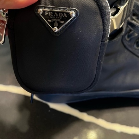 100% Authentic Prada Re-Nylon high-top sneakers - Picture 4 of 8